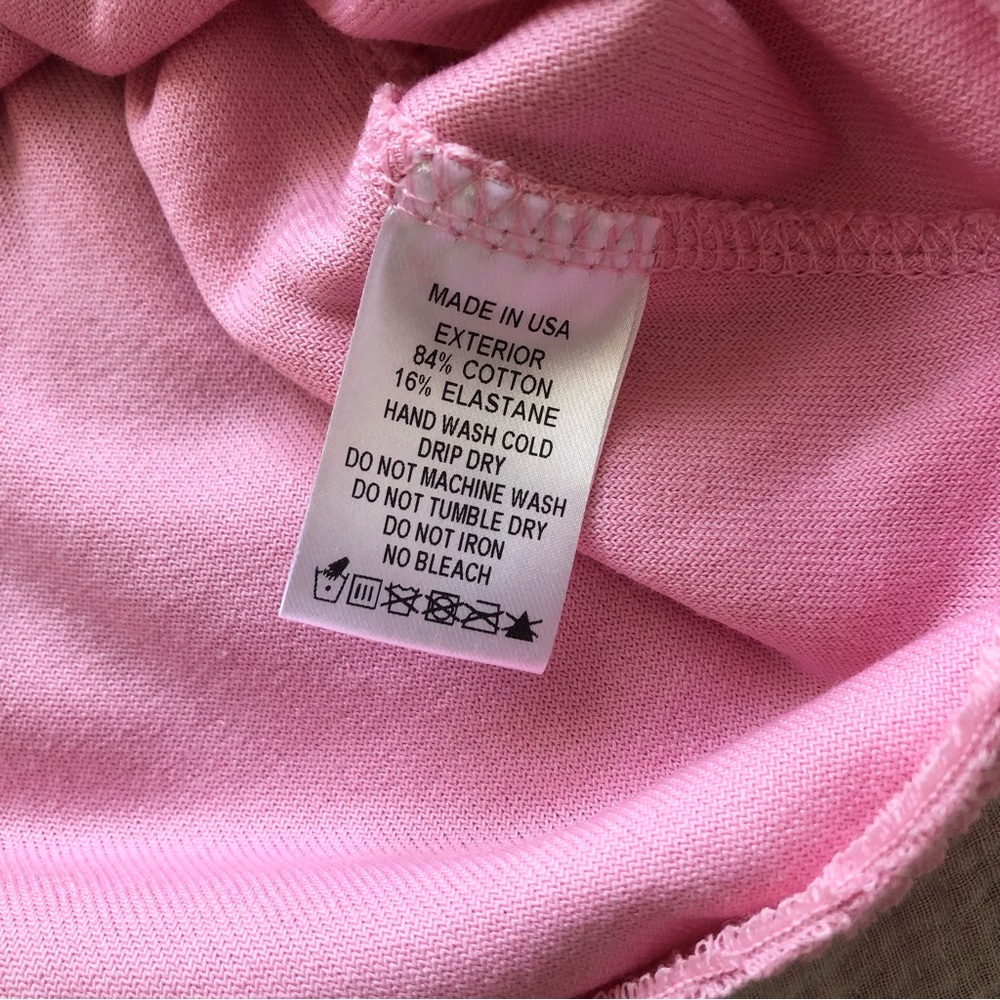 LISA MARIE FERNANDEZ: THE CARDIGAN in PINK TERRY CLOTH - Picture 9 of 10